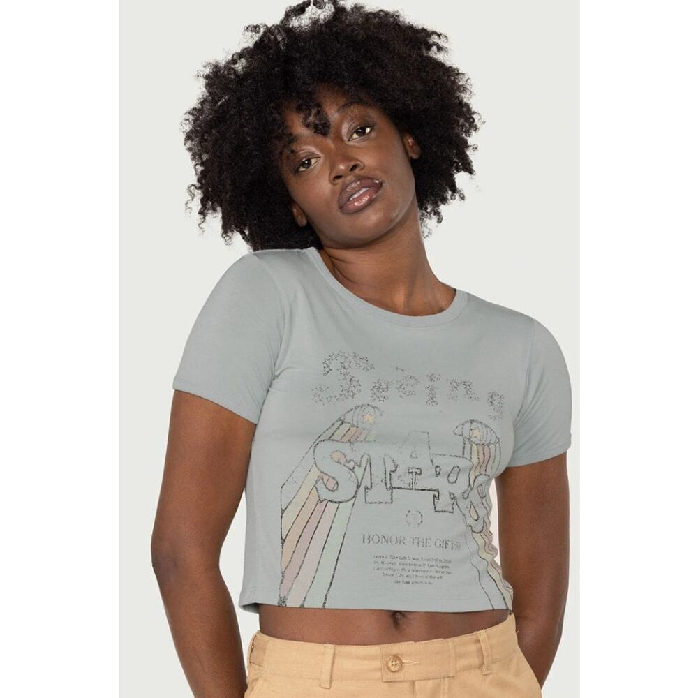 Honor The Gift Seeing Stars Baby Tee Size Small New With Tags IN YELLOW!!